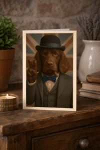 Close-up of Lord Chestnut Chocolate Cocker Spaniel wall art