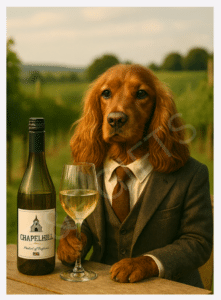 The Vineyard Gentleman Cocker Spaniel wall art print