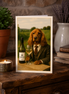Close-up of The Vineyard Gentleman Cocker Spaniel wall art